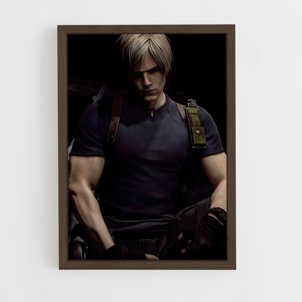 Poster Leon's Standoff – affiche Resident Evil (vue 5)
